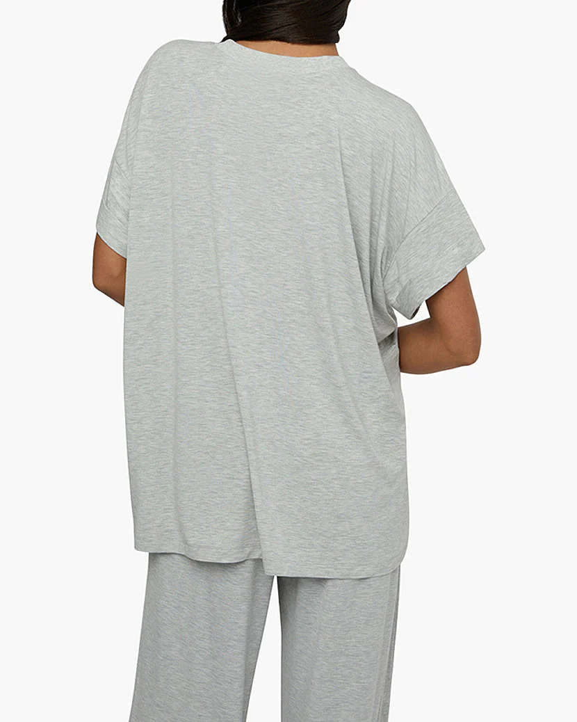Oversized Sleep Tee | Heather Grey - Image 5