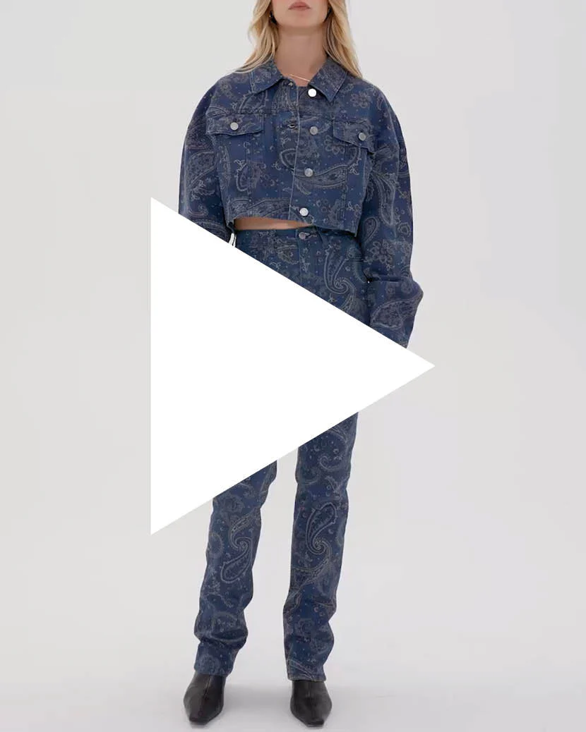 Paisley Icon Denim Jean | Night Sky - Image 8