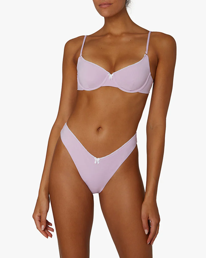 Picot Delilah Bottom | Lilac - Image 4