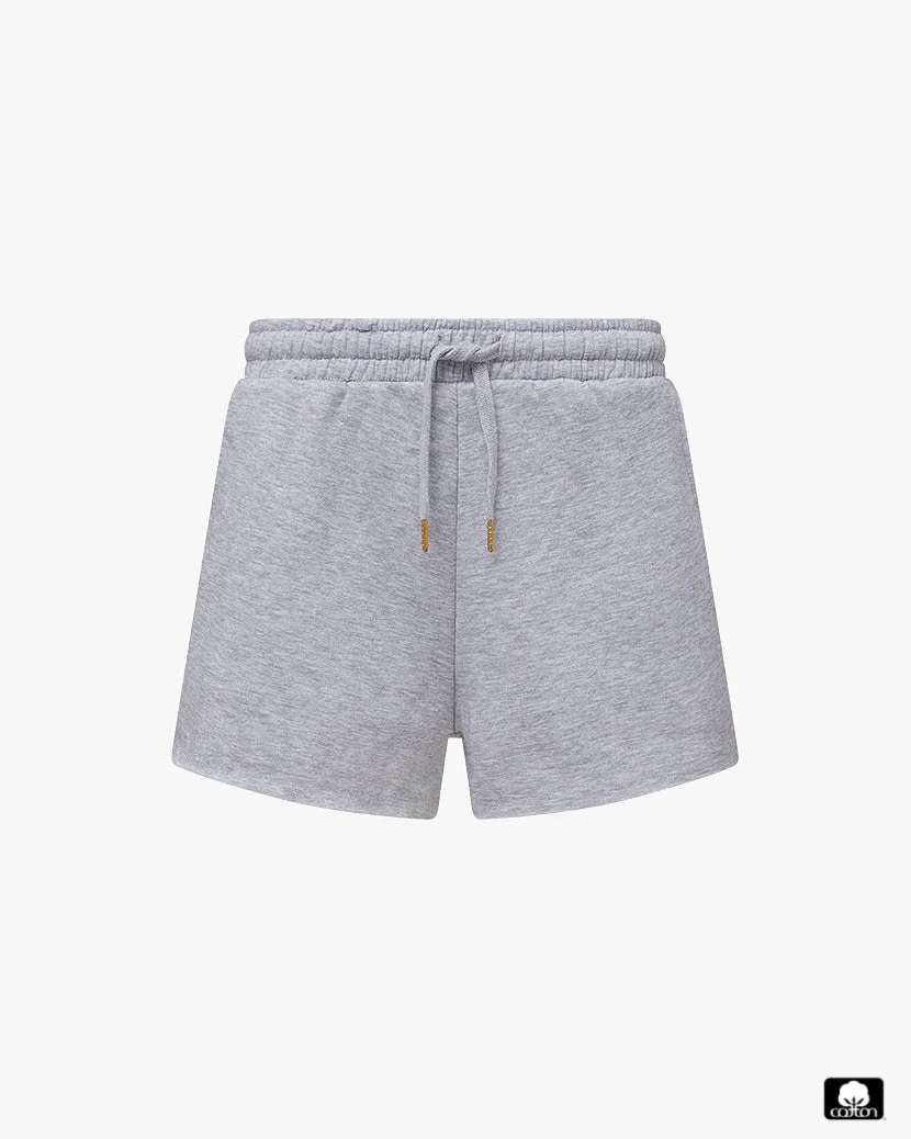 Pull On Sweat Short | Heather Grey - Image 2