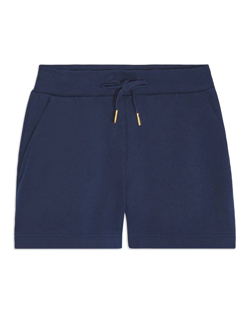 Pull On Terry Short | Dress Blue