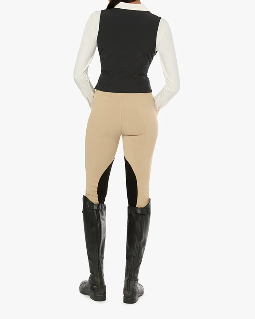 Quilted Vest | Black - Image 4