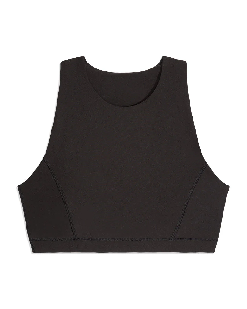 Racerback Bra Brushed Poly | Black - Image 2