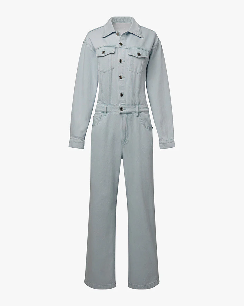 Relaxed Denim Jumpsuit | Super Light - Image 2