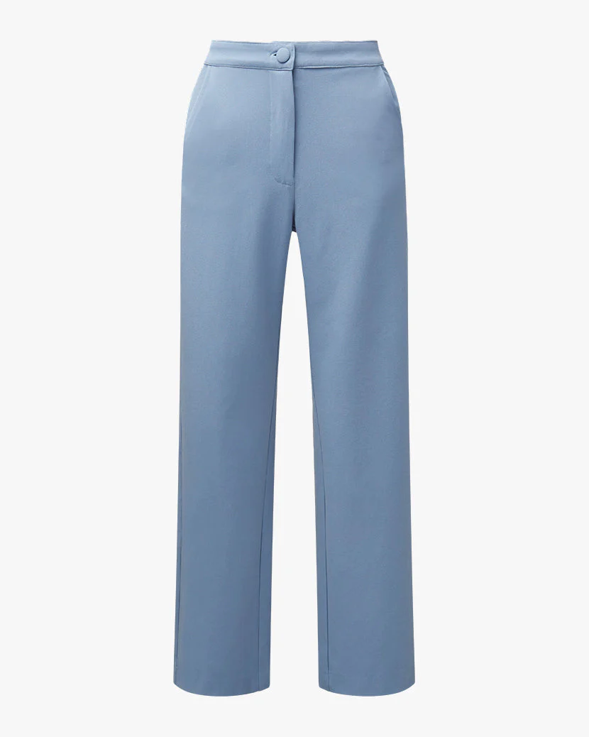 Relaxed Wide Leg Suiting Pant | Storm - Image 2