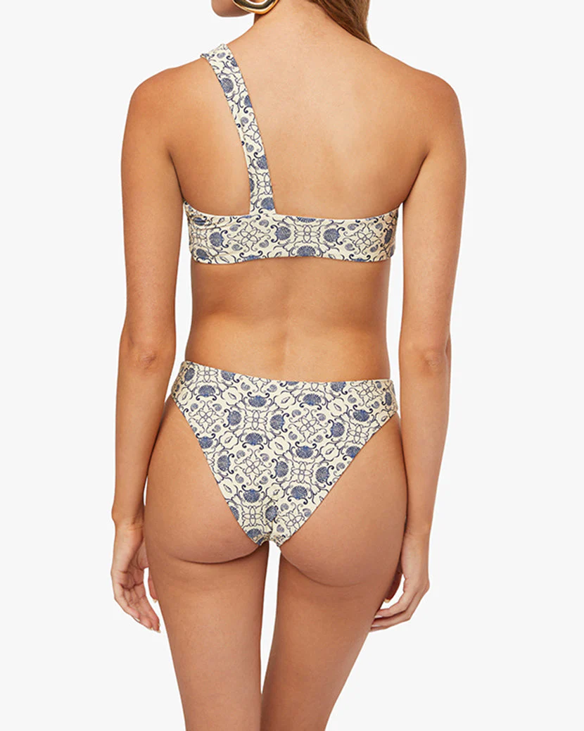 Ruched Asymmetrical Top | Sandshell x Set Blue - Image 6