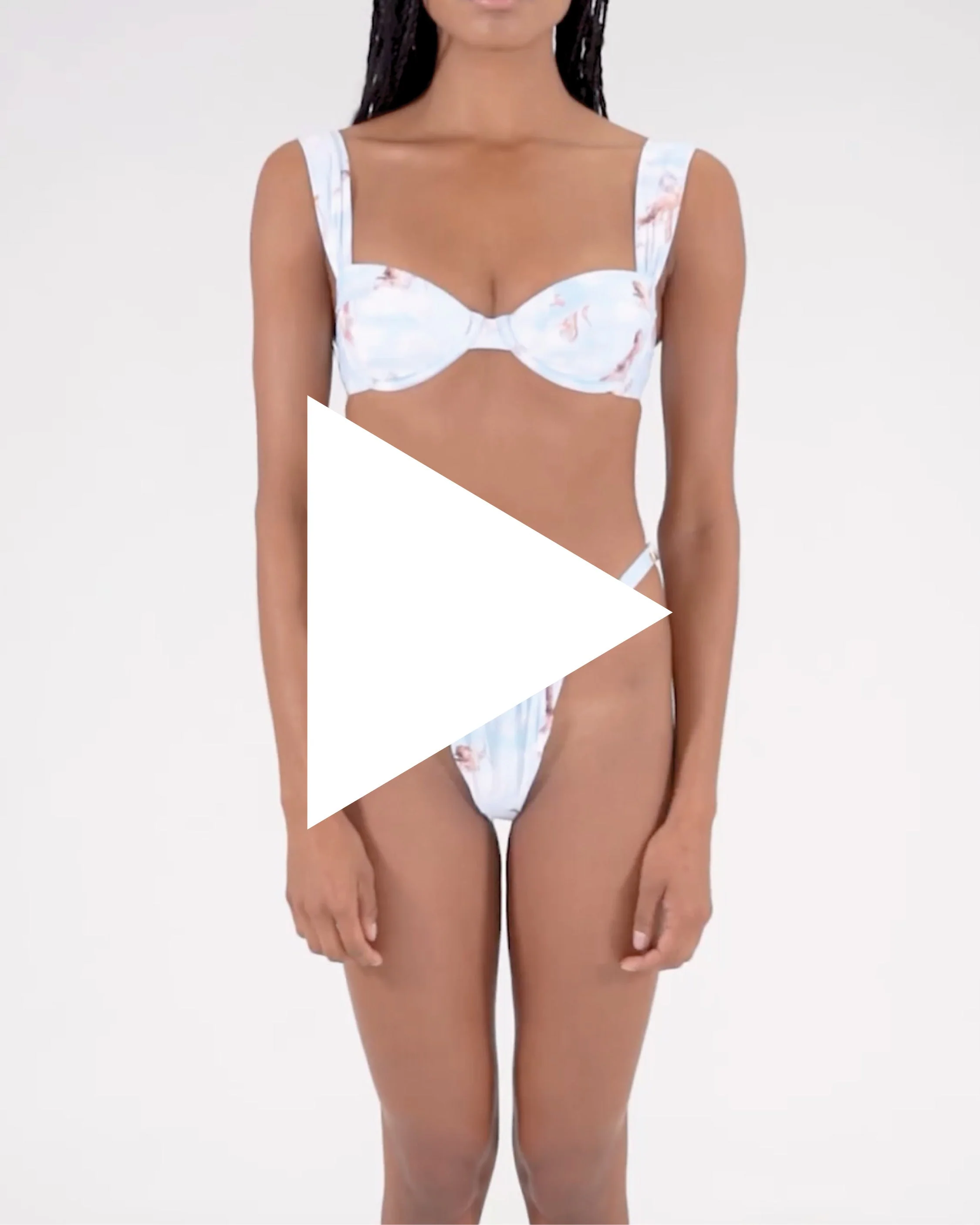 Ruched Bottom | Baby Angels Baby Blue - Image 3