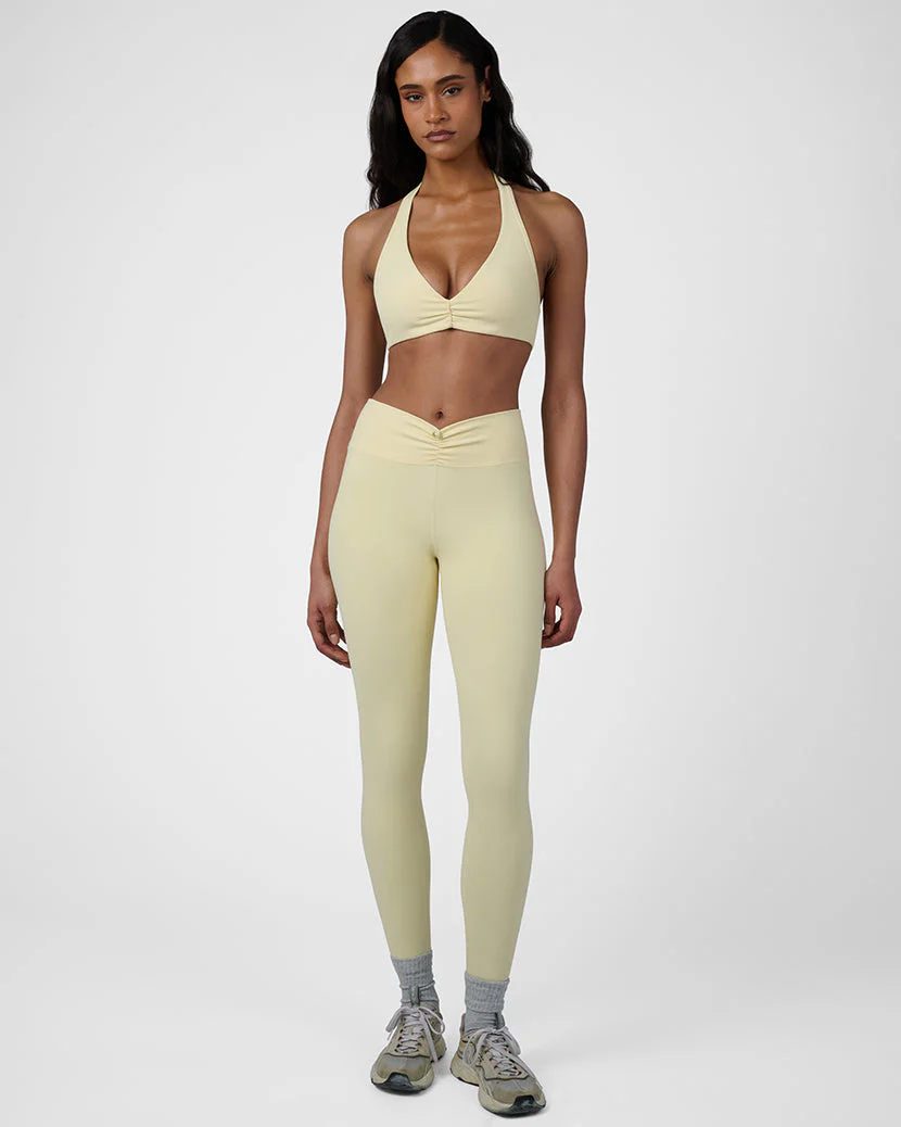 Ruched V-Legging | Buttercream - Image 5