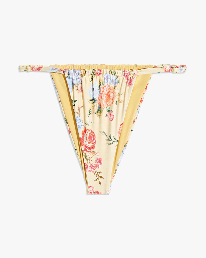 Ruched Vintage Drapes Bikini Bottom | Sand Multi - Image 2