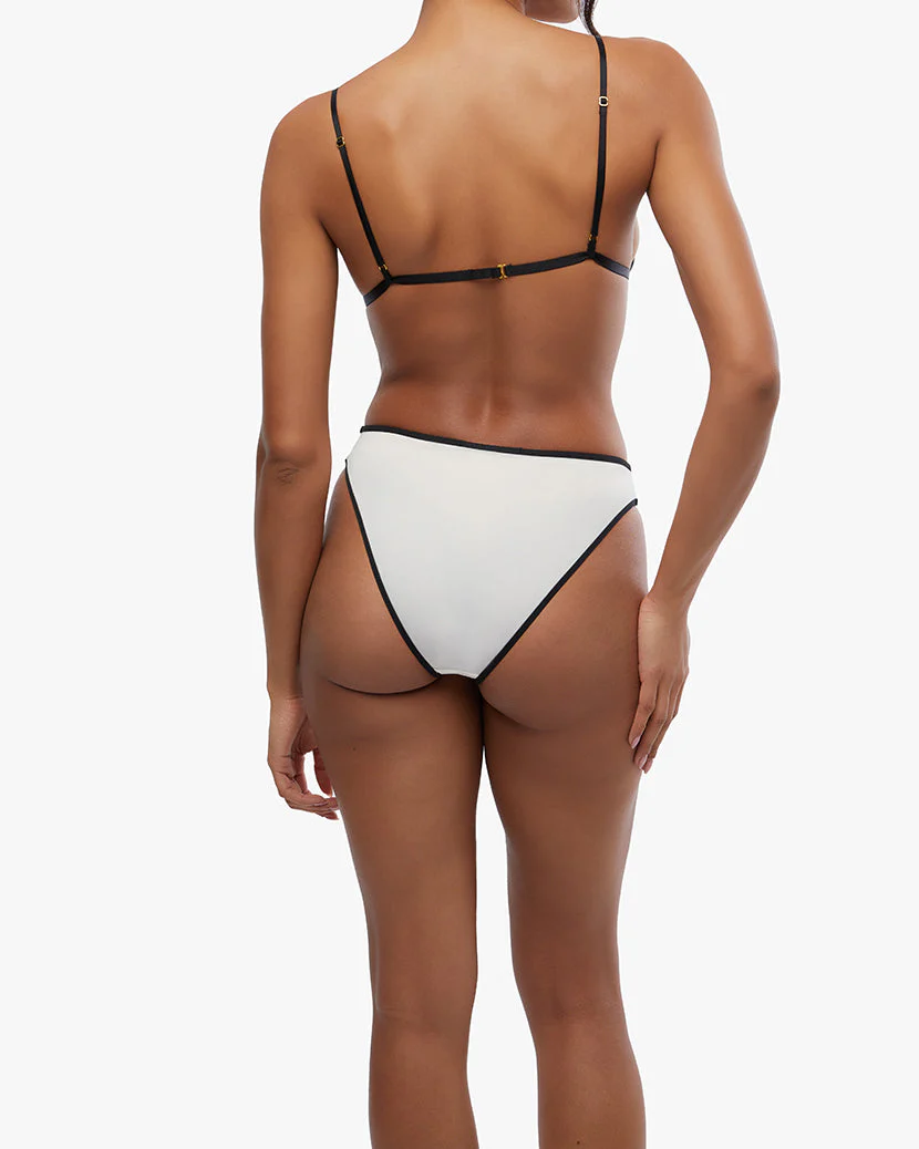 Scoop Bottom | Ivory x Black - Image 5