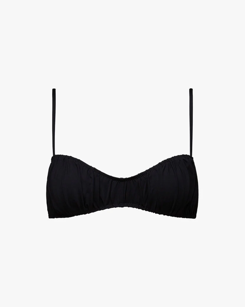 Scrunchie Bikini Top | Black (V2) - Image 2