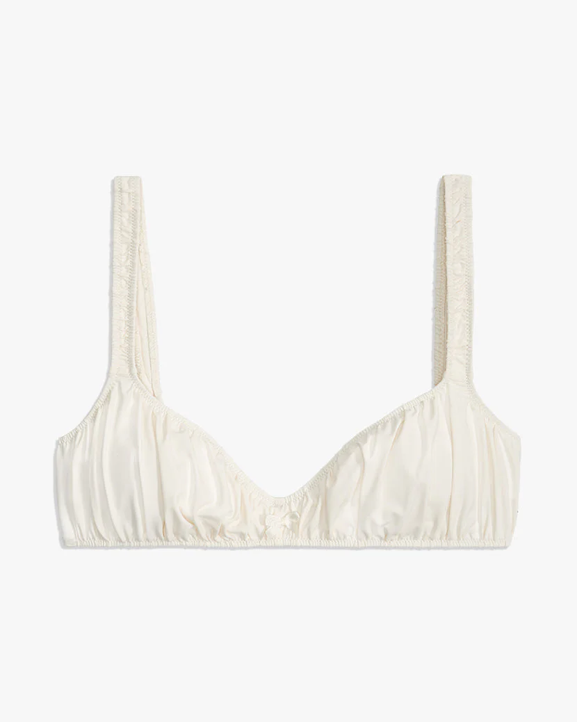 Scrunchie Bikini Top | Off White - Image 2