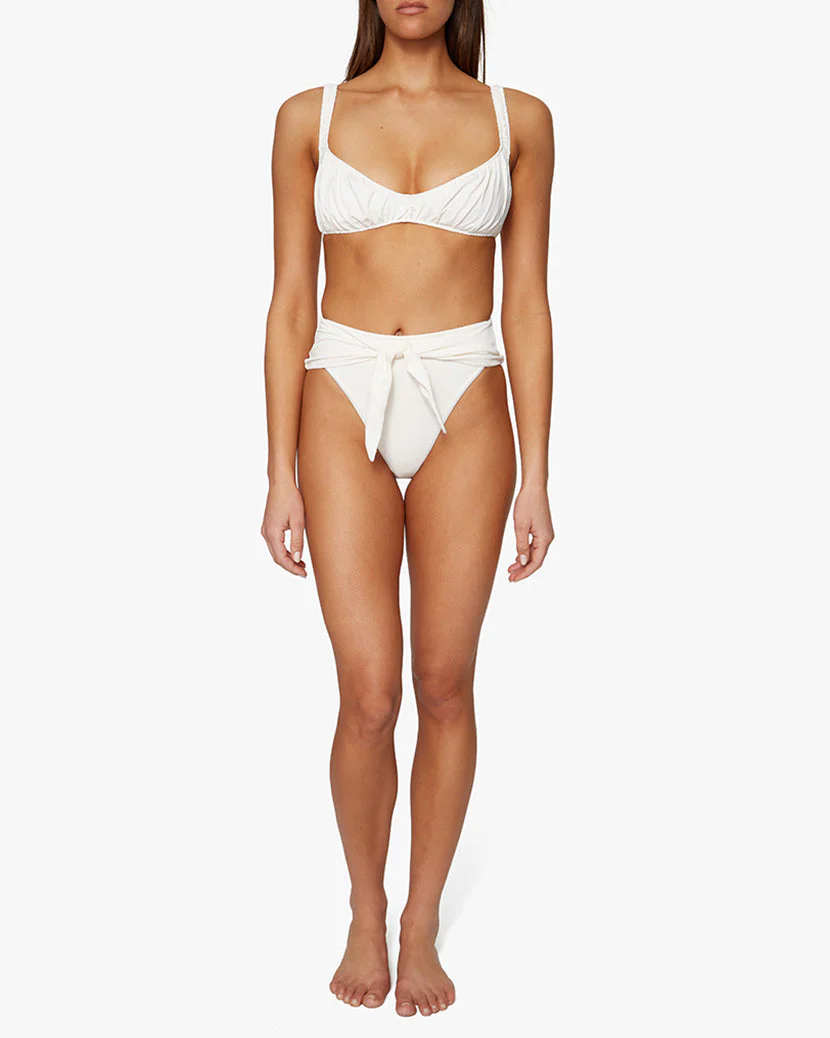 Scrunchie Bikini Top | Off White - Image 5