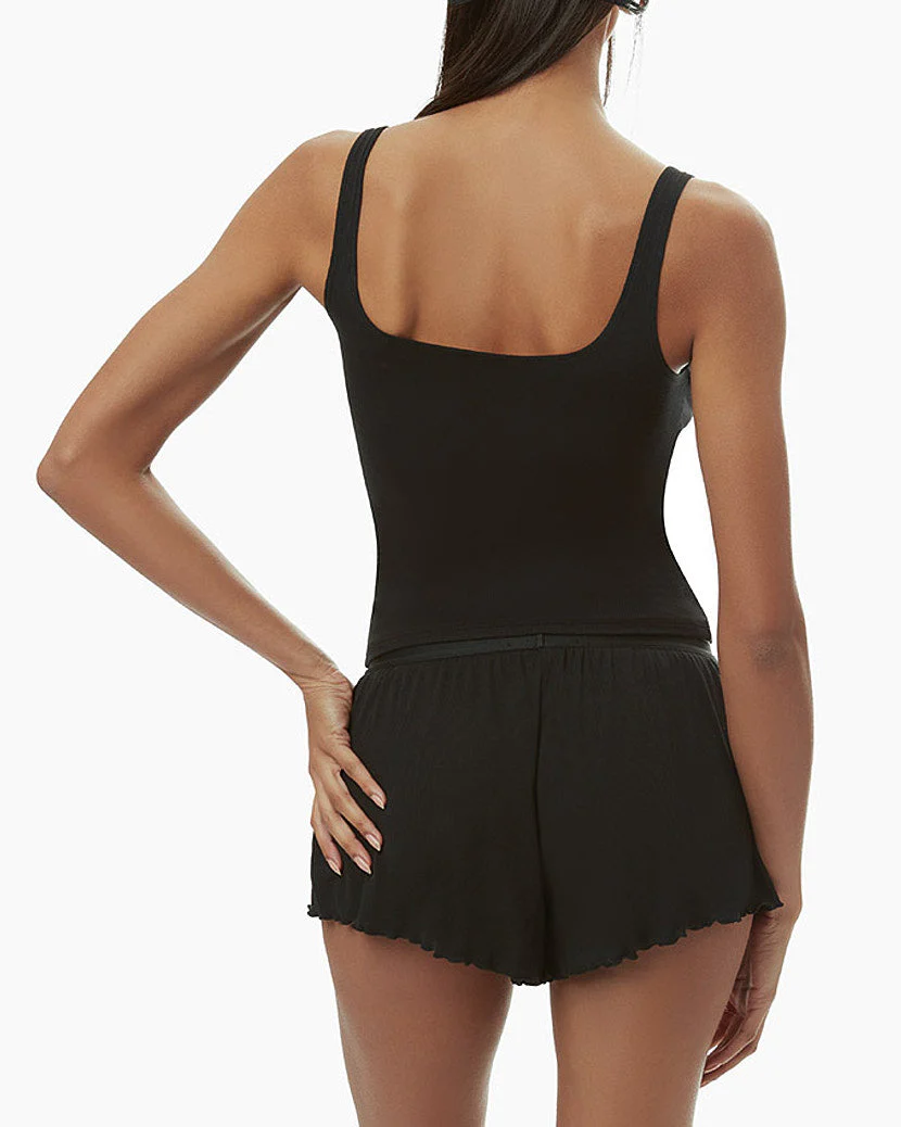 Sleep Rib Tank | Black - Image 3