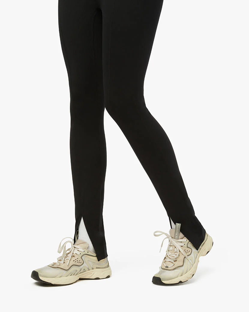 Slit Front Legging | Black