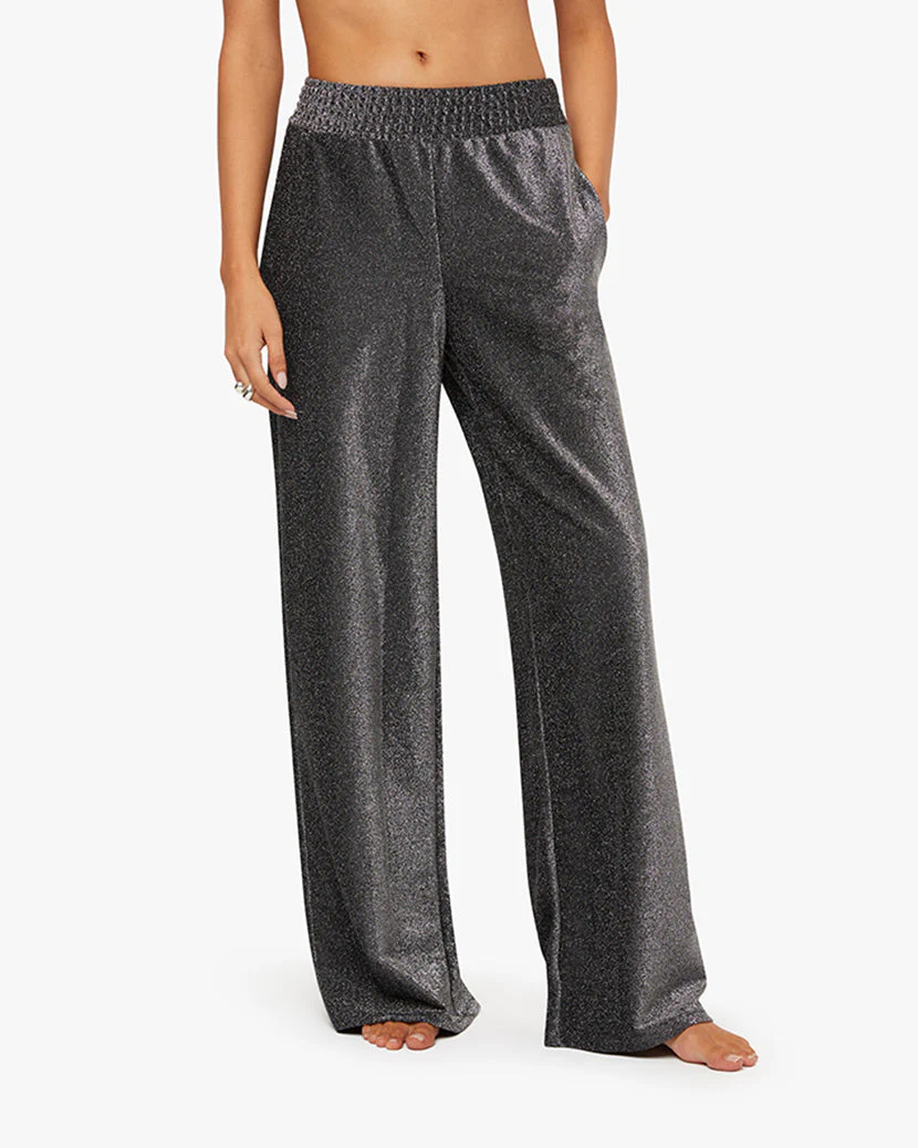 Smocked Pants | Black