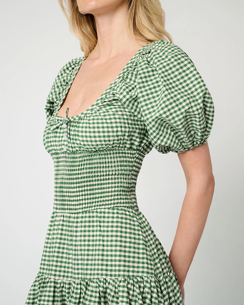 Smocked Waist Midi Dress | Fern - Image 4