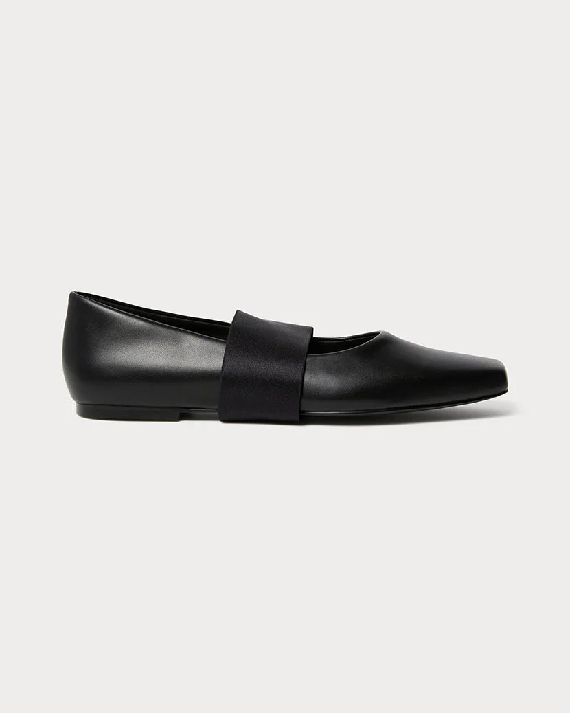 Strap Ballet Flat | Black - Image 5