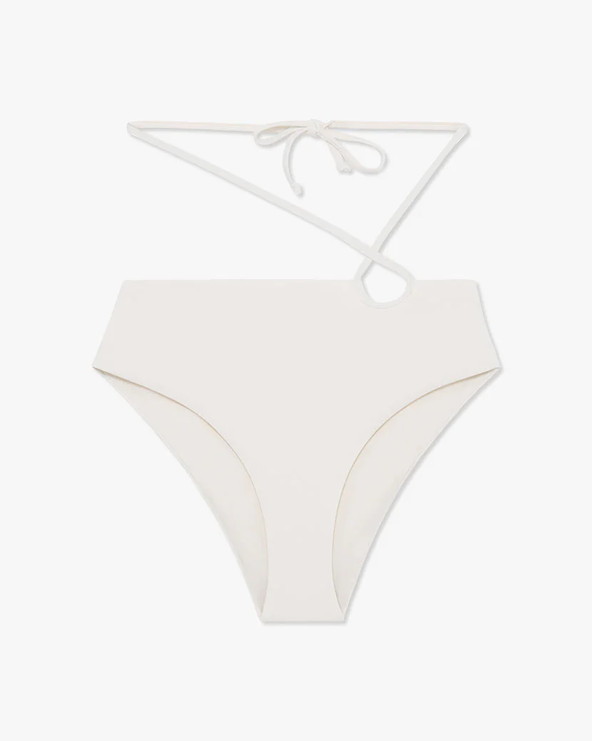 Strappy Tie Bikini Bottom | Off White - Image 2