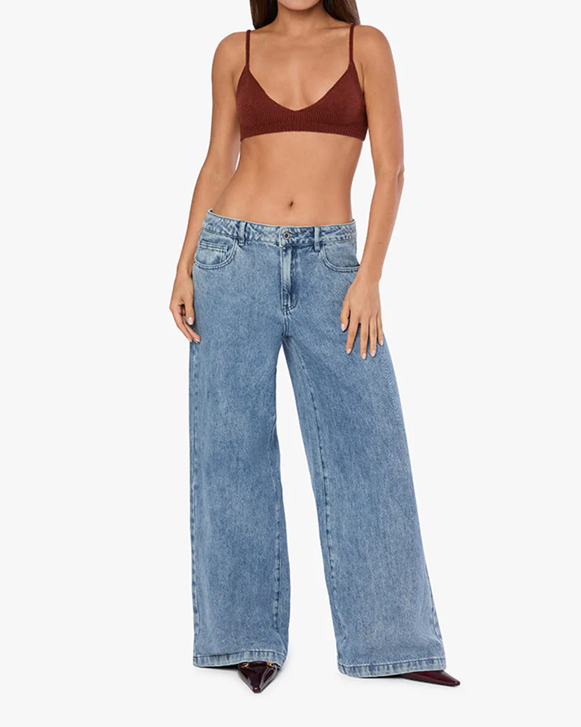 Sweater Bra Top | Chestnut - Image 3