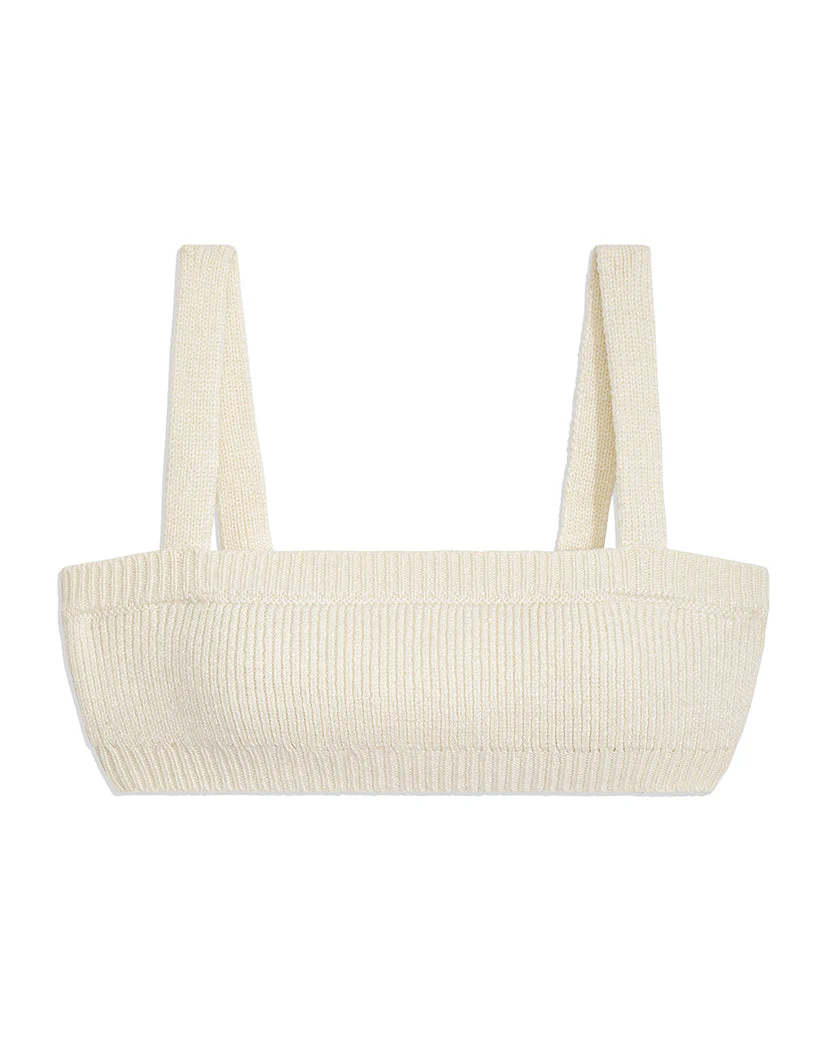 Sweater Pull On Bra | Ivory - Image 2
