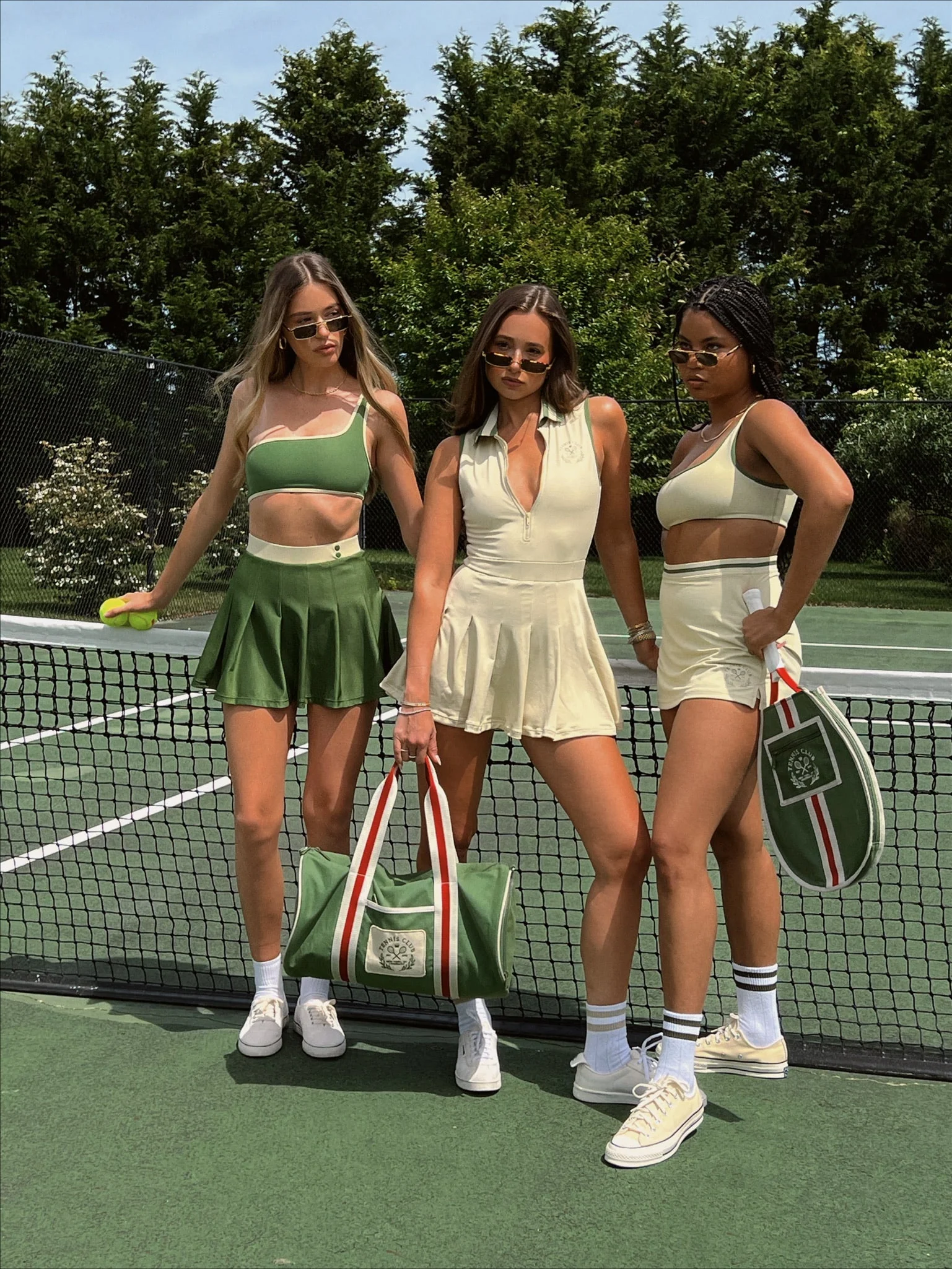 Tennis Dress | Wheat Court Green - Image 3