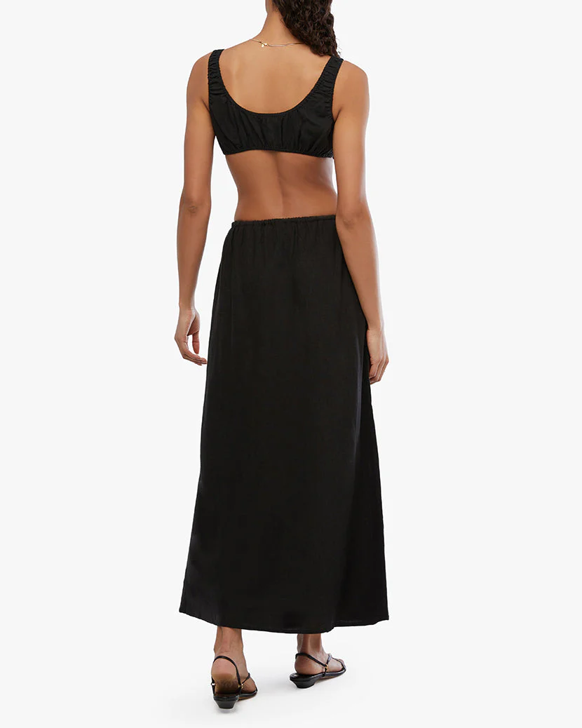 Tie Waist Skirt | Black - Image 6