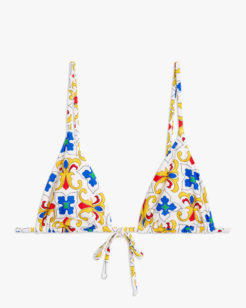 Triangle Bikini Top | Pearl Multi Tile - Image 2