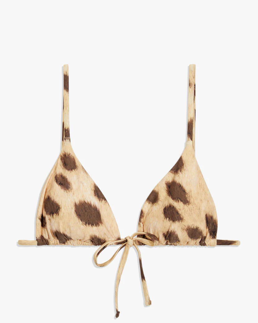 Triangle Top | Leopard Tan - Image 2