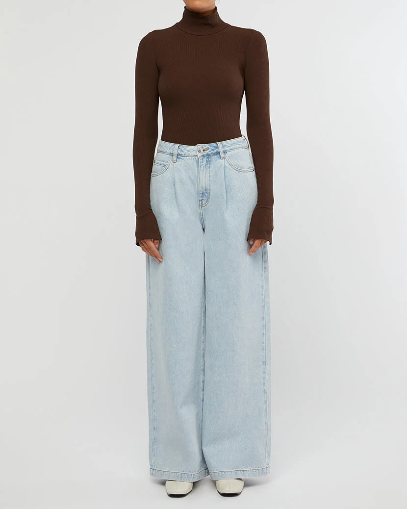 Turtle Neck Bodysuit | Umber - Image 5