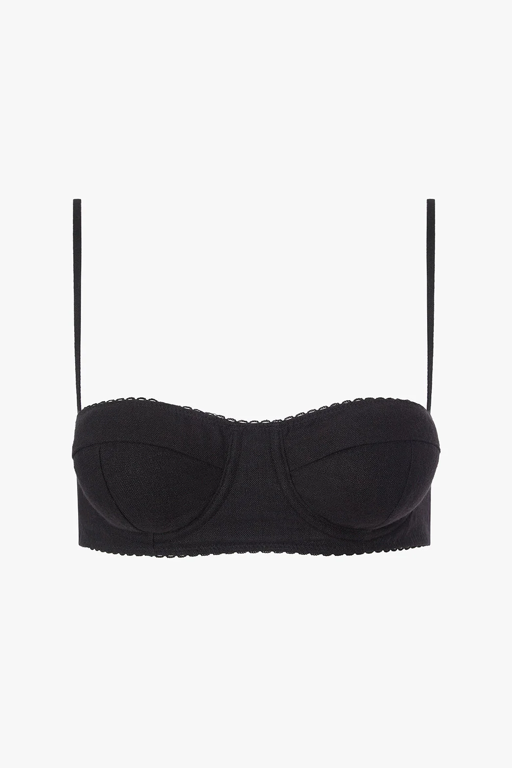 Underwire Bra Top | Black - Image 2