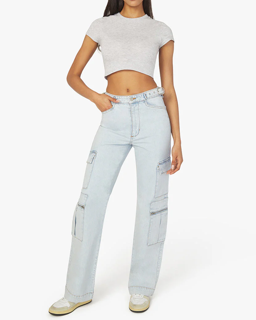 Utility Stretch Twill Denim Straight Jean | Super Light - Image 7