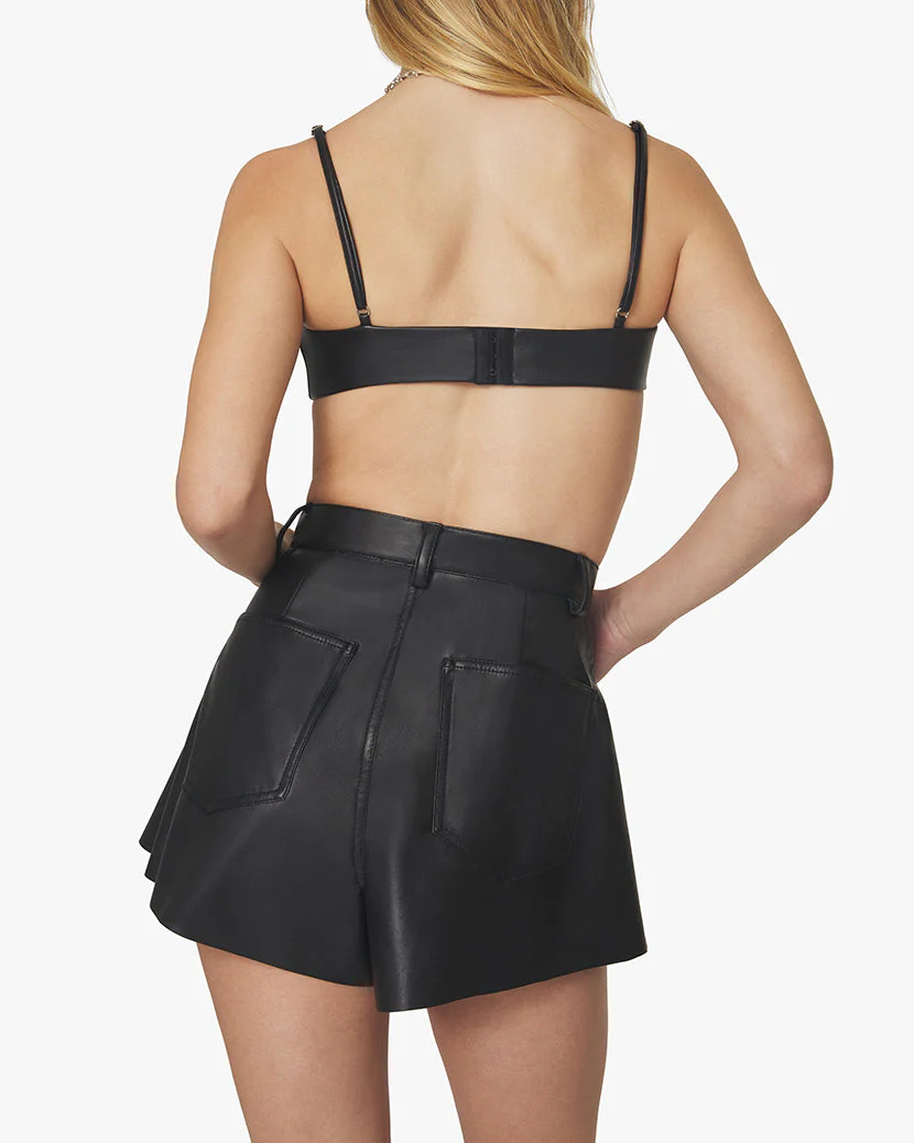 Vegan Leather Bra Top | Black (V1) - Image 5