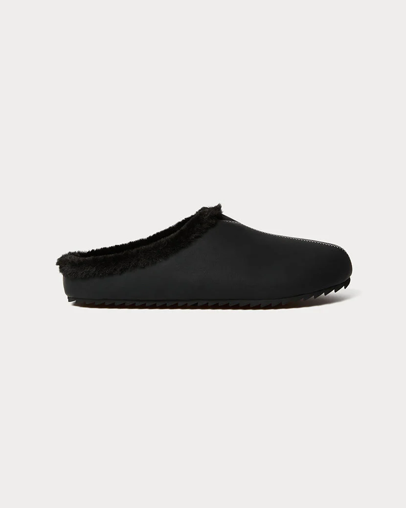Vegan Leather Clog | Black - Image 4