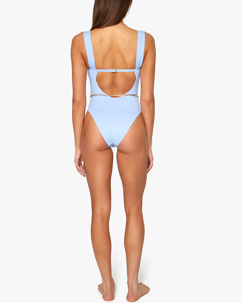 Vintage Danielle One Piece | Powder Blue - Image 4