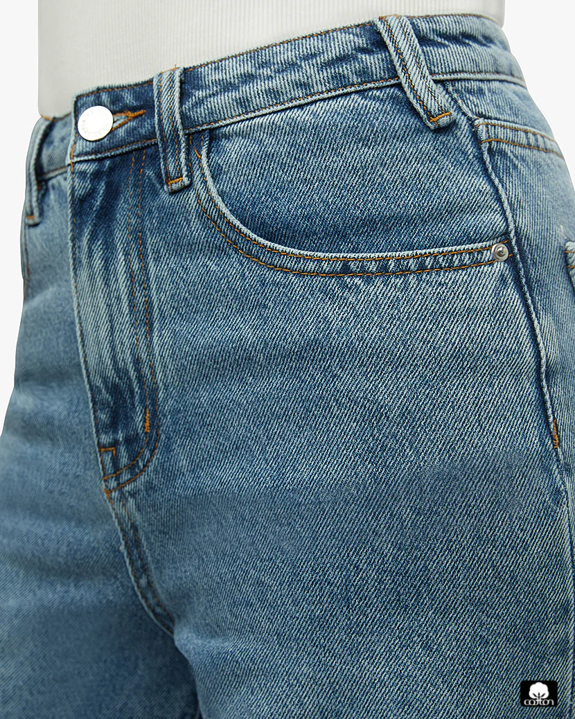 Wide Leg Jean | Denim Blue - Image 4