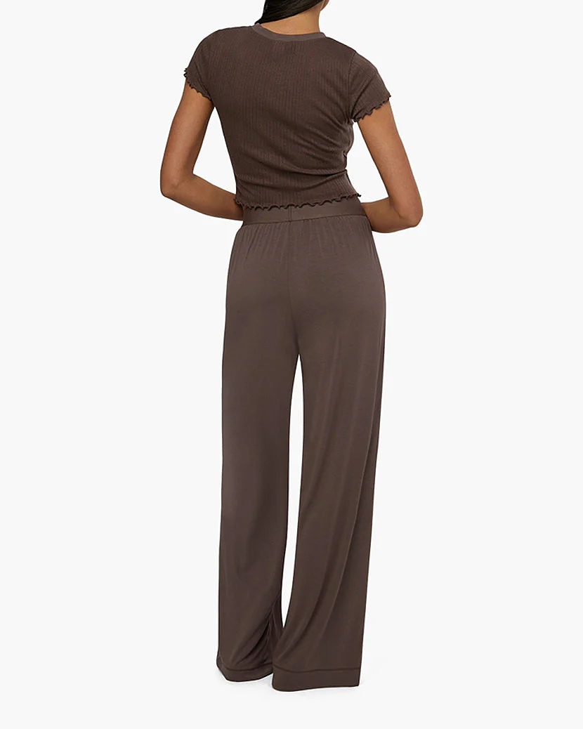 Wide Leg Pant | Mocha - Image 5