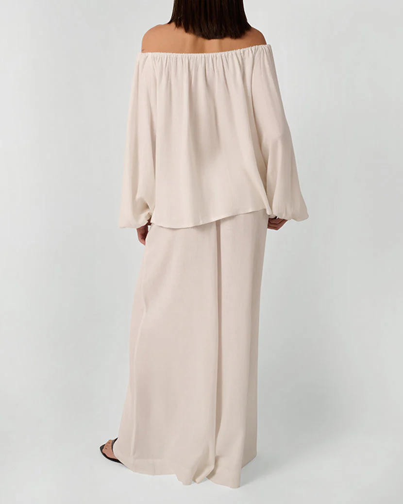 Wide Leg Pant | White - Image 6