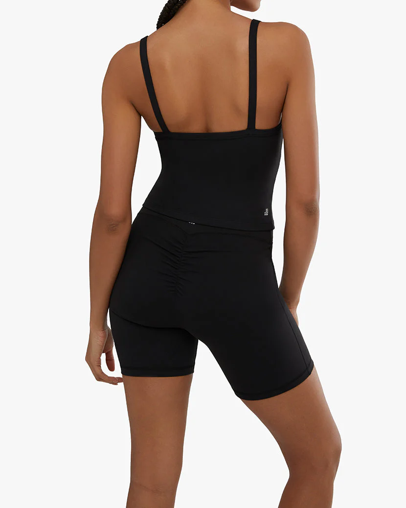 Wide Strap Scoop Tank | Black (V1) - Image 5